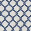 A-Street Prints Payton Blue Hexagon Trellis Wallpaper