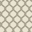 A-Street Prints Payton Grey Hexagon Trellis Wallpaper