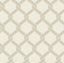 A-Street Prints Payton Beige Hexagon Trellis Wallpaper