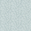 A-Street Prints Coraline Teal Leaf Wallpaper