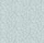 A-Street Prints Coraline Teal Leaf Wallpaper