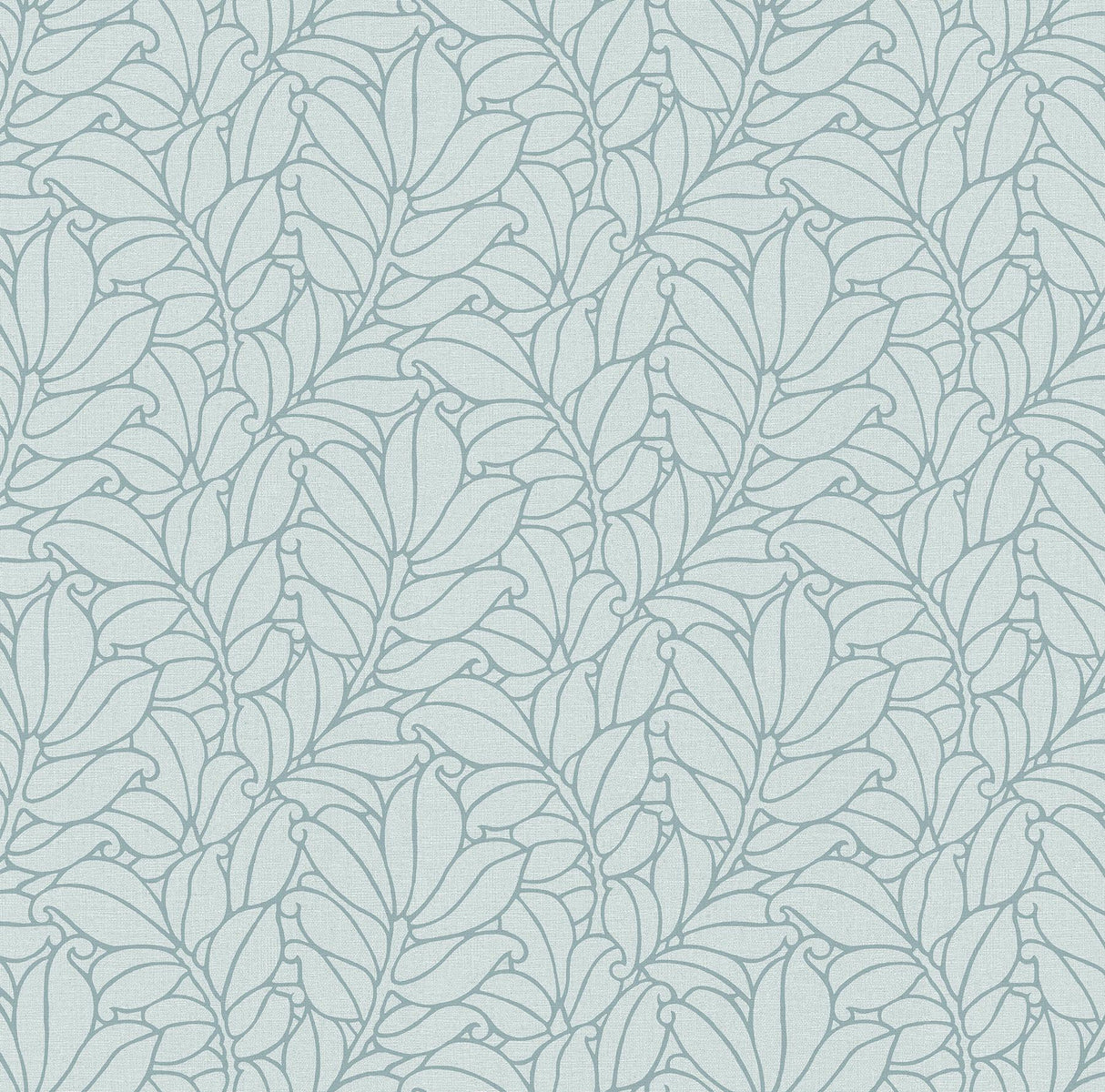A-Street Prints Coraline Leaf Teal Wallpaper