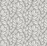 A-Street Prints Coraline White Leaf Wallpaper