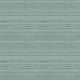 A-Street Prints Skyler Teal Striped Wallpaper