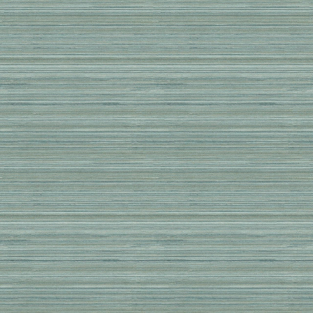 A-Street Prints Skyler Teal Striped Wallpaper