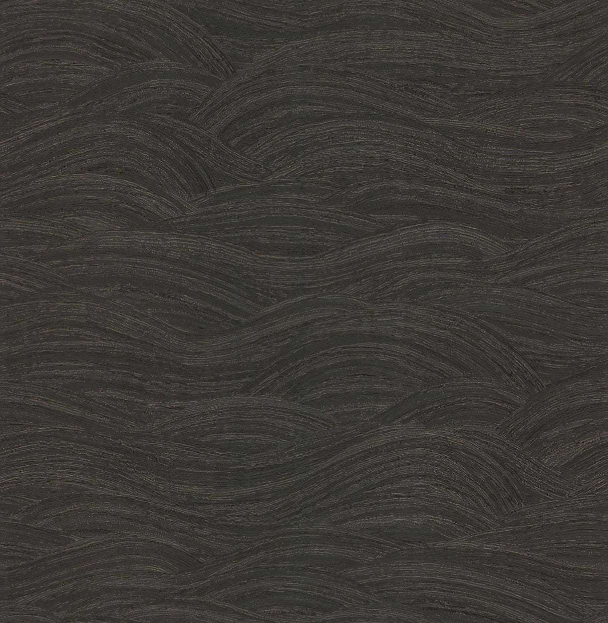 A-Street Prints Leith Black Zen Waves Wallpaper
