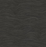 A-Street Prints Leith Zen Waves Black Wallpaper