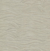 A-Street Prints Leith Taupe Zen Waves Wallpaper