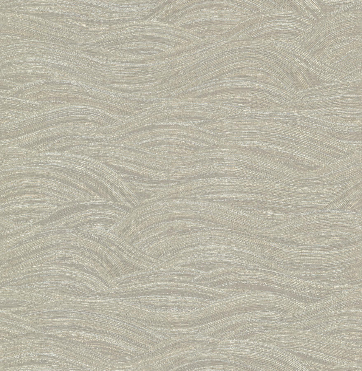 A-Street Prints Leith Zen Waves Taupe Wallpaper
