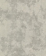 A-Street Prints Odell Silver Antique Tiles Wallpaper