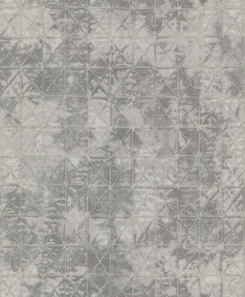 A-Street Prints Odell Antique Tiles Slate Wallpaper