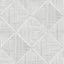 A-Street Prints Cade Grey Geometric Wallpaper