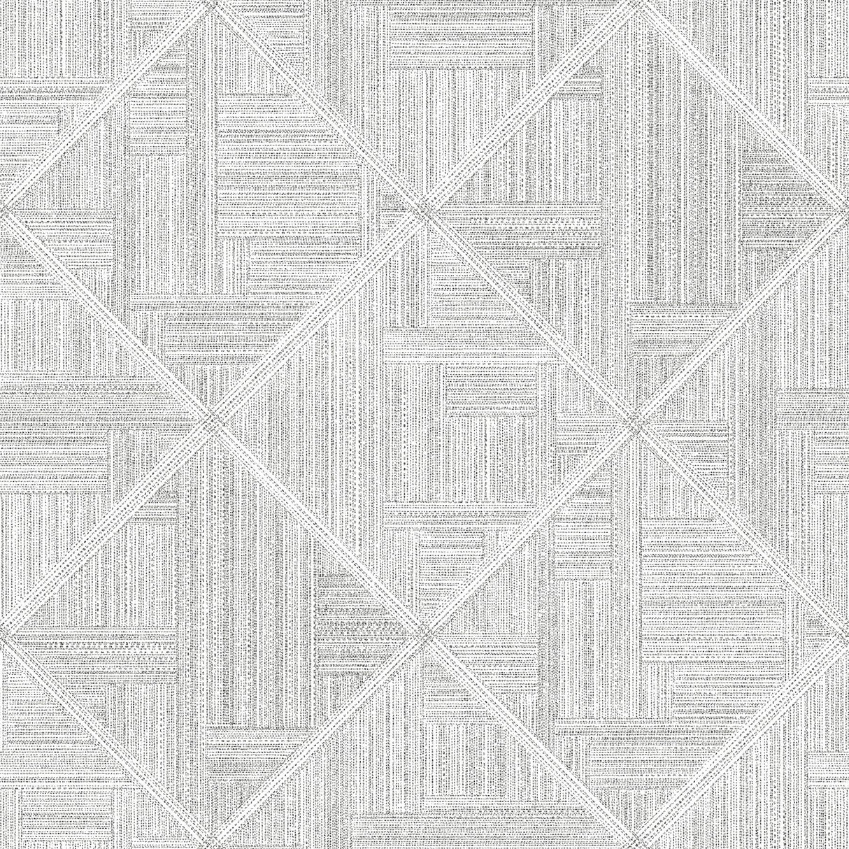 A-Street Prints Cade Geometric Grey Wallpaper