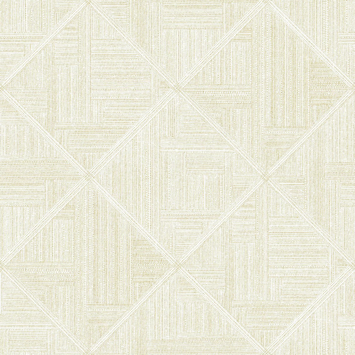A-Street Prints Cade Yellow Geometric Wallpaper