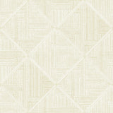 A-Street Prints Cade Yellow Geometric Wallpaper