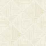 A-Street Prints Cade Geometric Yellow Wallpaper