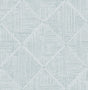 A-Street Prints Cade Teal Geometric Wallpaper