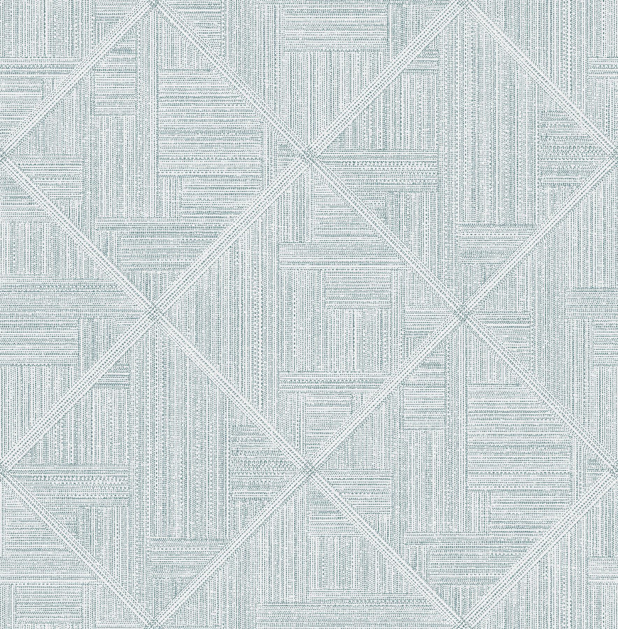 A-Street Prints Cade Geometric Teal Wallpaper