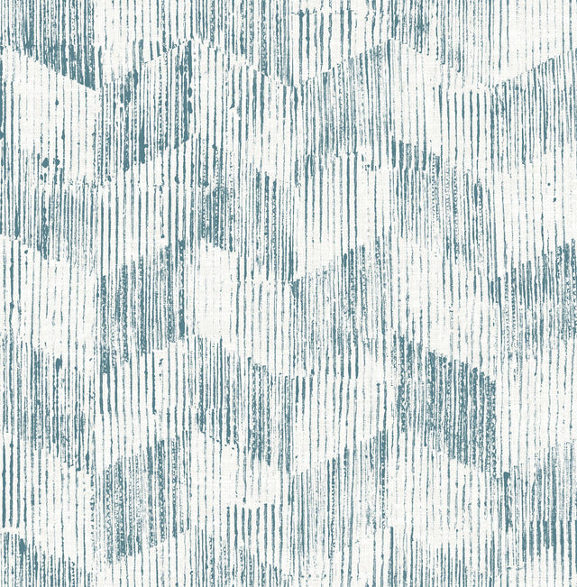 A-Street Prints Demi Teal Distressed Wallpaper