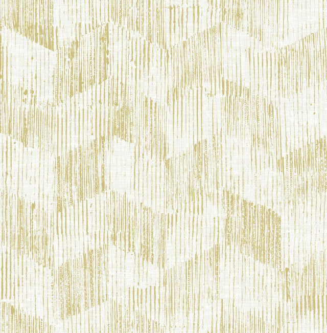 A-Street Prints Demi Yellow Distressed Wallpaper