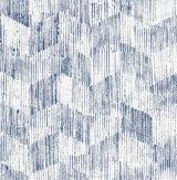 A-Street Prints Demi Indigo Distressed Wallpaper