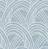A-Street Prints Farrah Blue Geometric Wallpaper