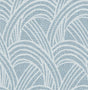 A-Street Prints Farrah Blue Geometric Wallpaper