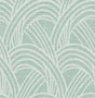 A-Street Prints Farrah Green Geometric Wallpaper