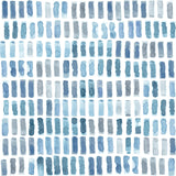 A-Street Prints Brynne Indigo Watercolor Wallpaper