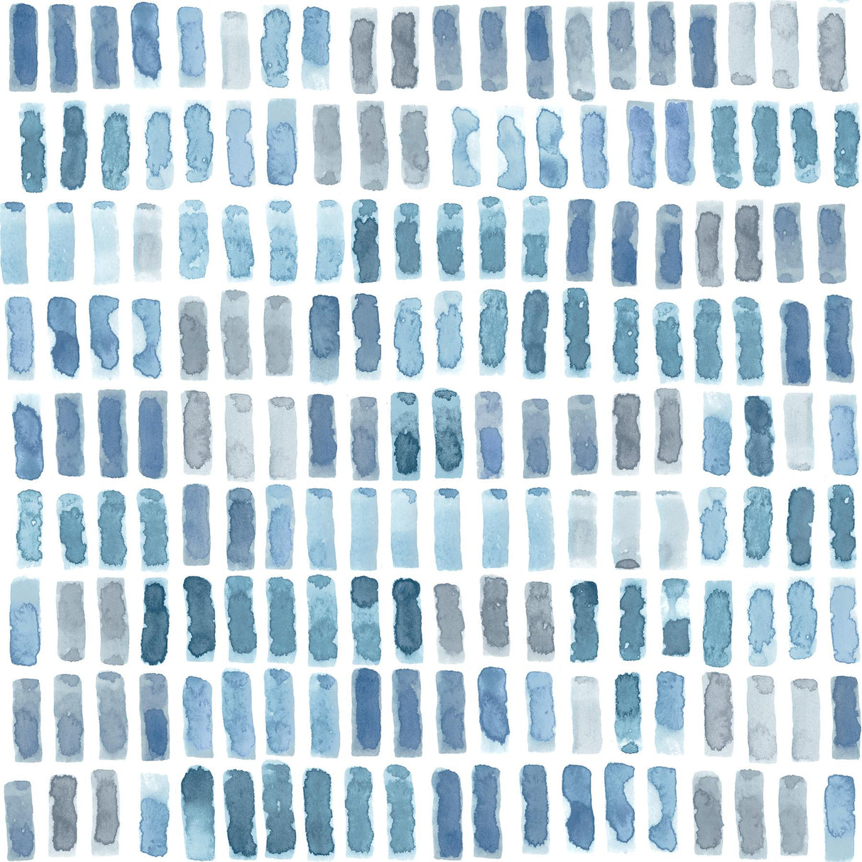 A-Street Prints Brynne Watercolor Indigo Wallpaper