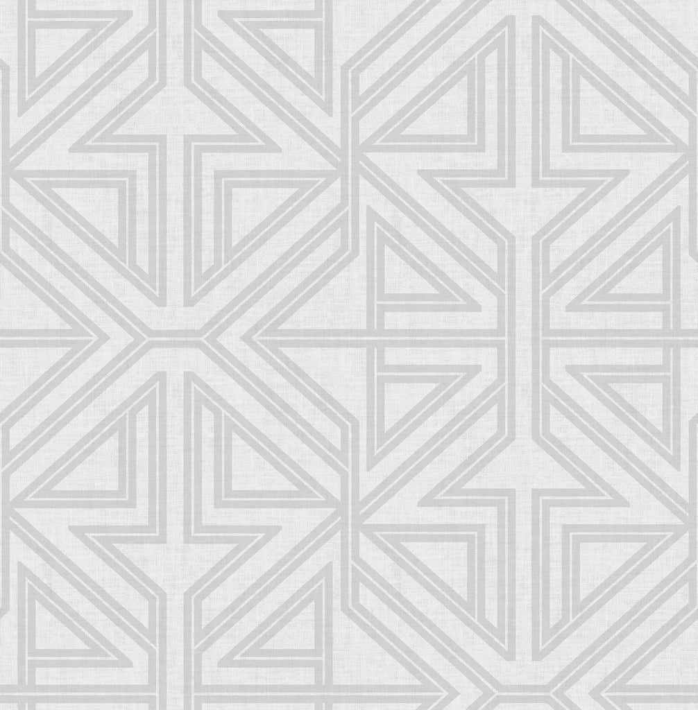 A-Street Prints Kachel Geometric Grey Wallpaper