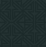 A-Street Prints Kachel Teal Geometric Wallpaper