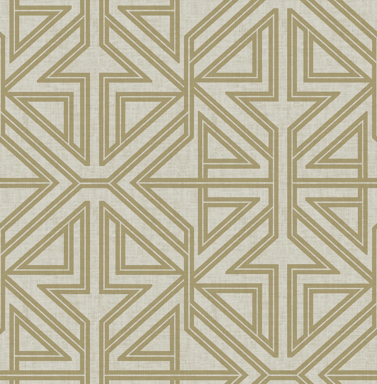 A-Street Prints Kachel Gold Geometric Wallpaper