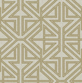 A-Street Prints Kachel Gold Geometric Wallpaper