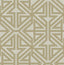A-Street Prints Kachel Gold Geometric Wallpaper