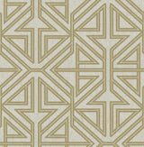 A-Street Prints Kachel Geometric Gold Wallpaper