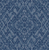 A-Street Prints Felix Indigo Geometric Wallpaper
