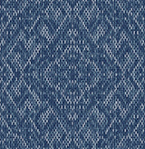 A-Street Prints Felix Geometric Indigo Wallpaper