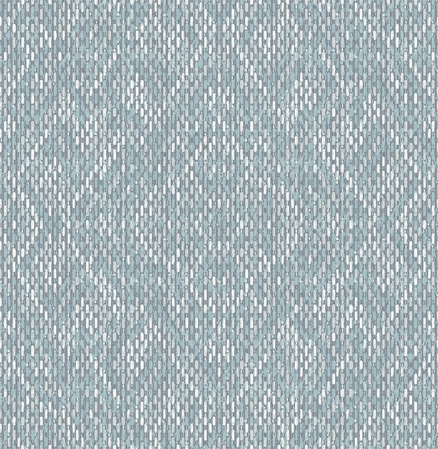 A-Street Prints Felix Sky Blue Geometric Wallpaper