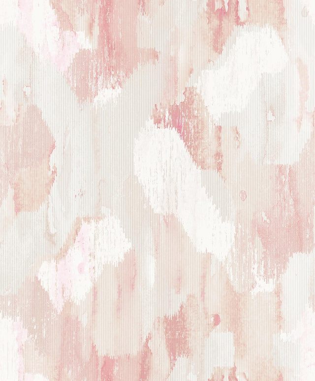 A-Street Prints Mahi Blush Abstract Wallpaper