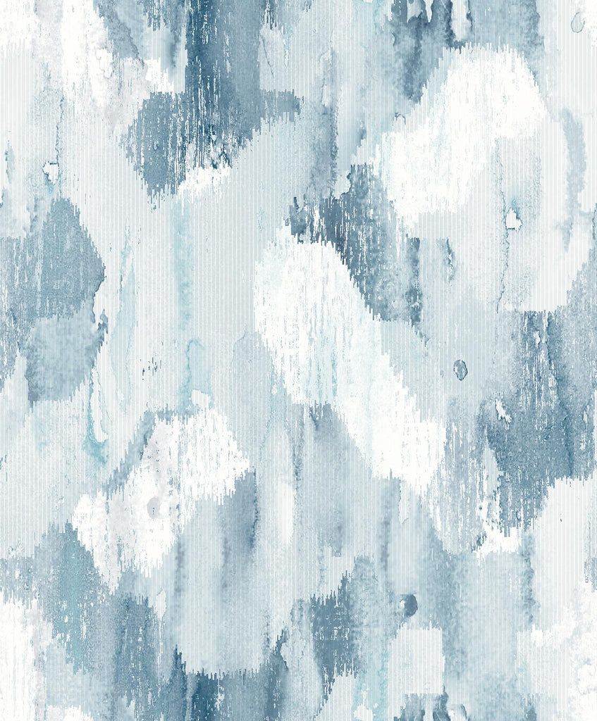 A-Street Prints Mahi Blue Abstract Wallpaper