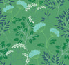 A-Street Prints Sorrel Green Botanical Wallpaper
