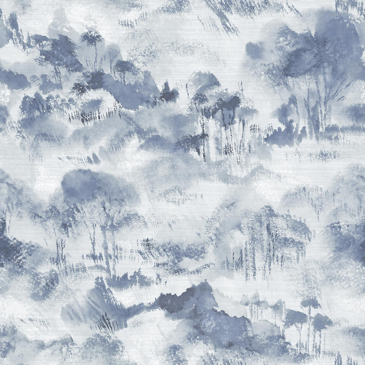 A-Street Prints Nara Toile indigo Wallpaper