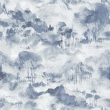 A-Street Prints Nara Toile indigo Wallpaper