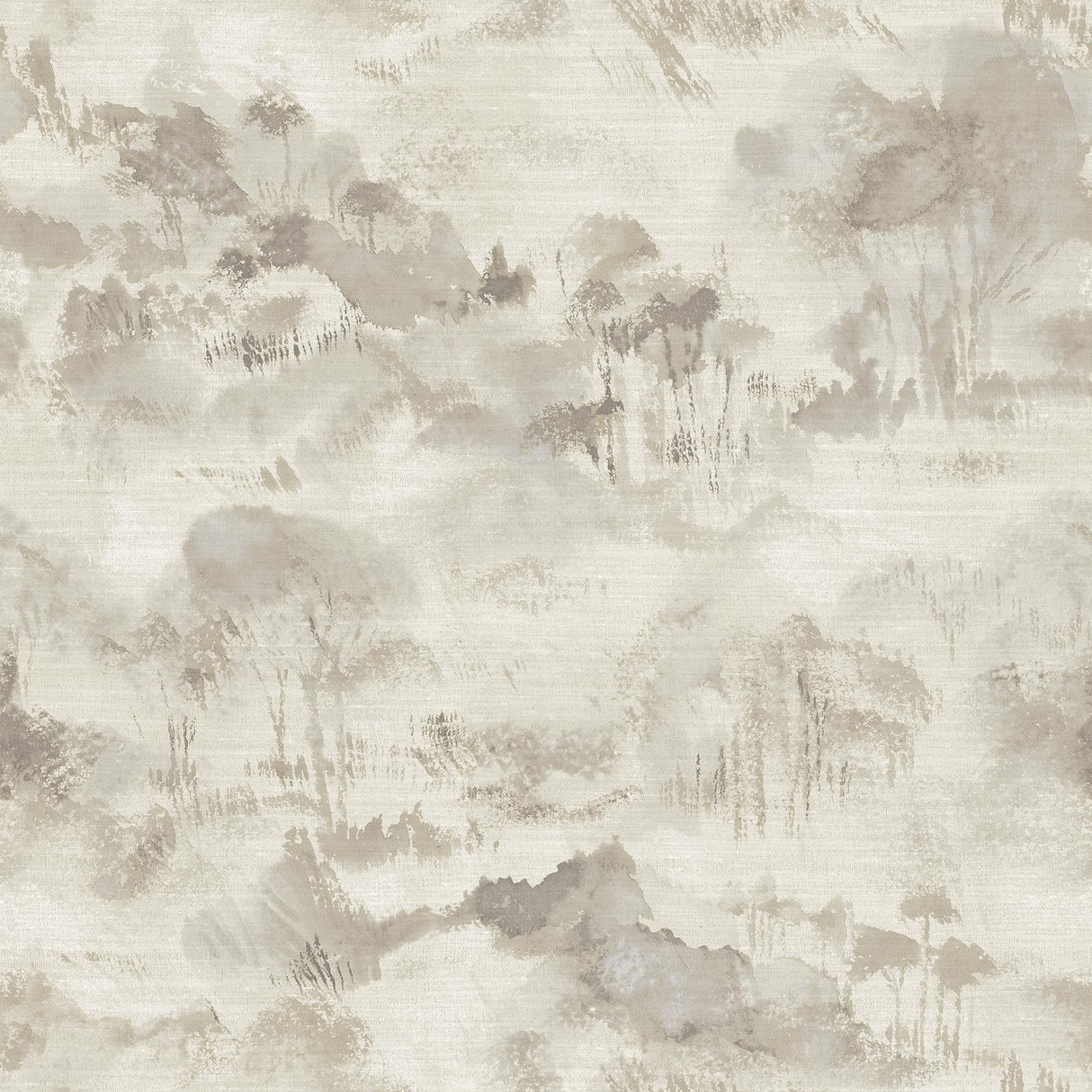 A-Street Prints Nara Toile Taupe Wallpaper