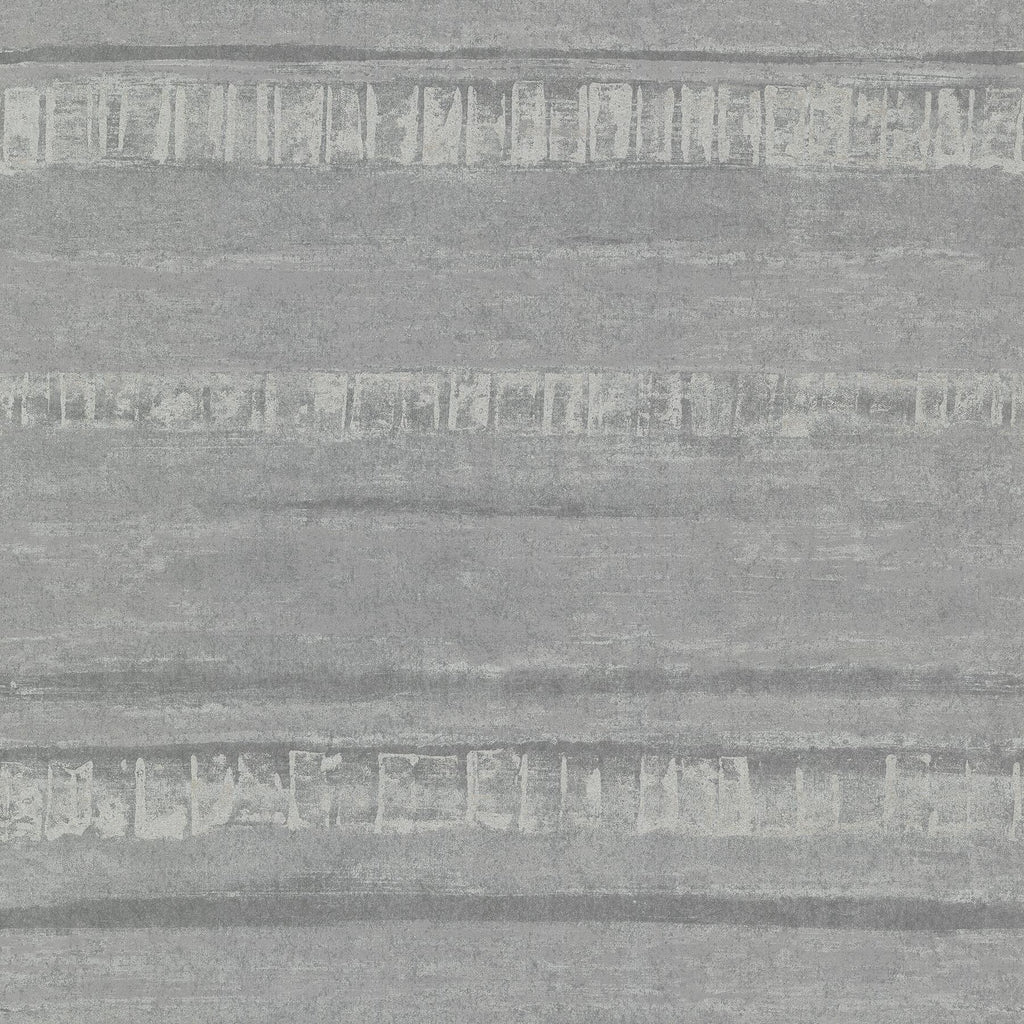 A-Street Prints Rakasa Distressed Stripe Pewter Wallpaper