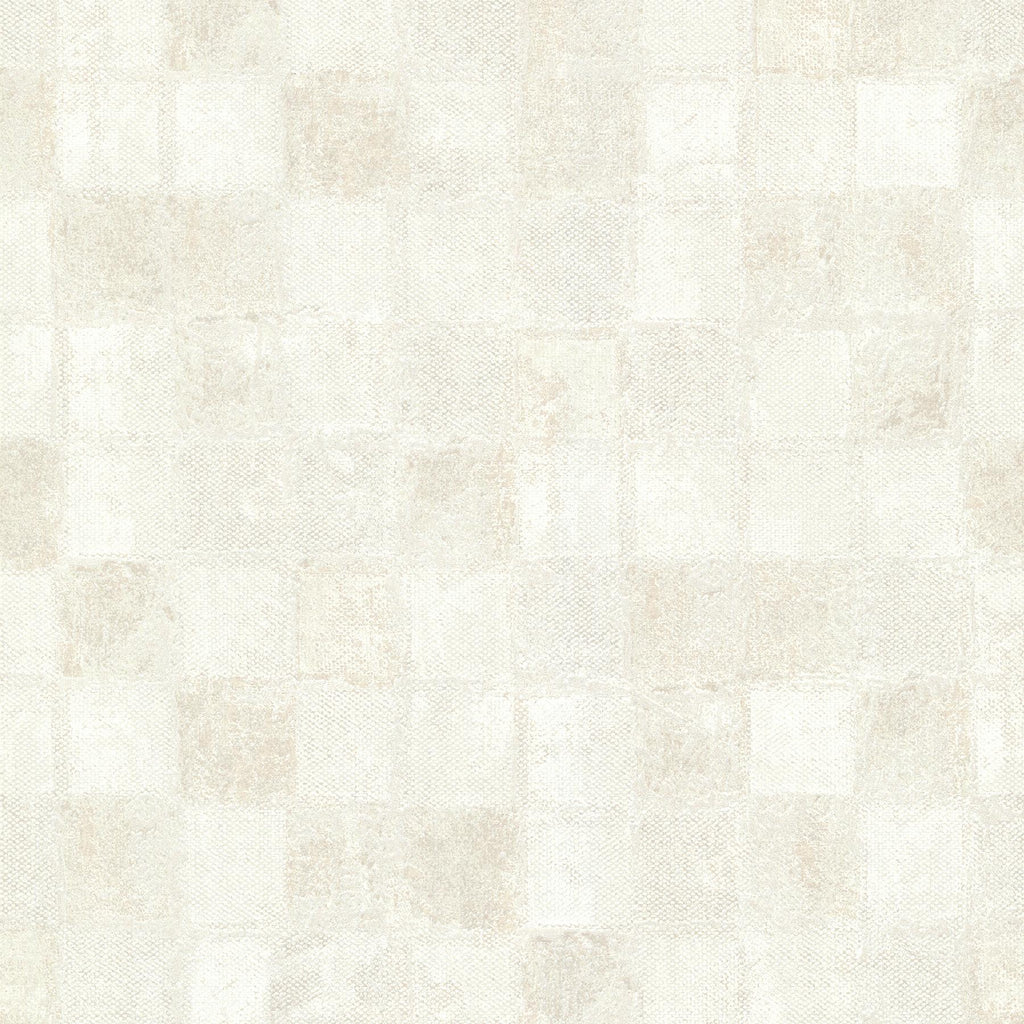 A-Street Prints Varak Checkerboard White Wallpaper