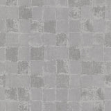 A-Street Prints Varak Checkerboard Silver Wallpaper