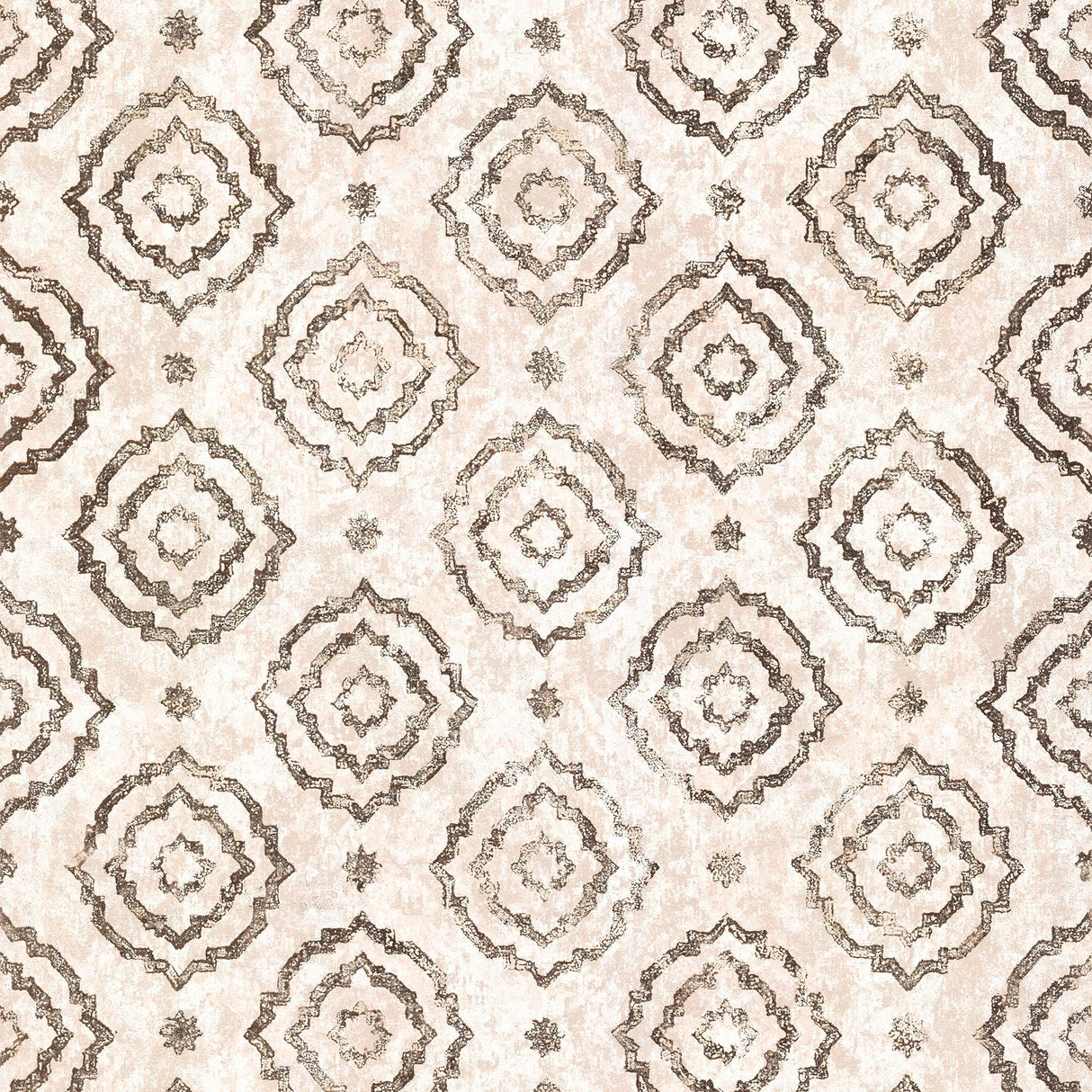 A-Street Prints Uma Star Medallion Rose Gold Wallpaper