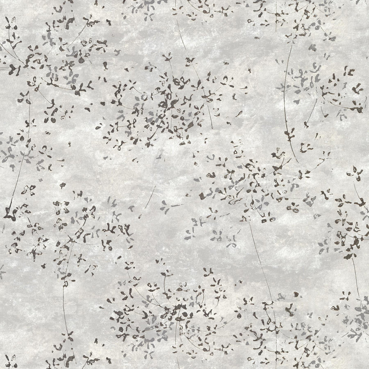 A-Street Prints Arian Silver Inkburst Wallpaper